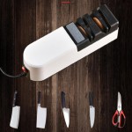 Electric Cutter Sharpener, Automatic Knife Sharpener, Rechargeable Kitchen Gadget